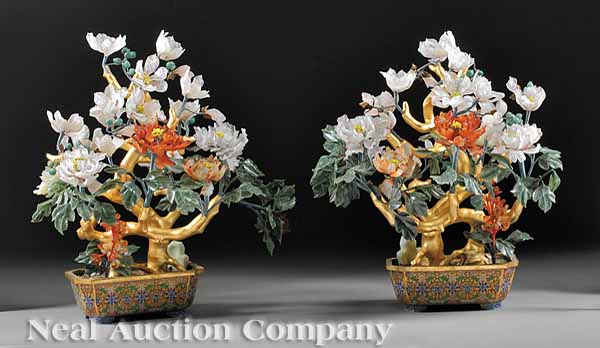 A Pair of Chinese Carved Stone 13d58b