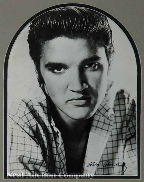 An Autographed Photograph of Elvis