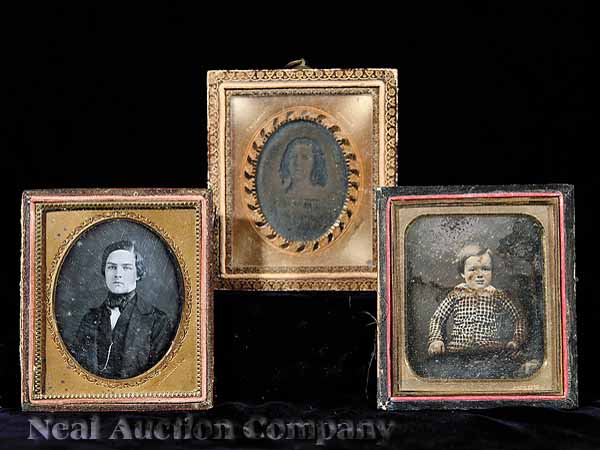  Cased Images a group of three quarter 13d5a6