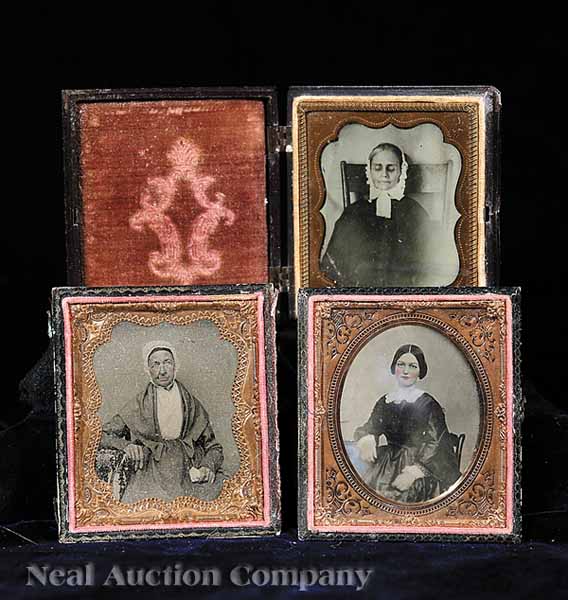  Cased Images a group of six ambrotypes 13d5b4