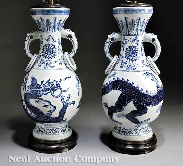 A Pair of Chinese Blue and White 13d5ed