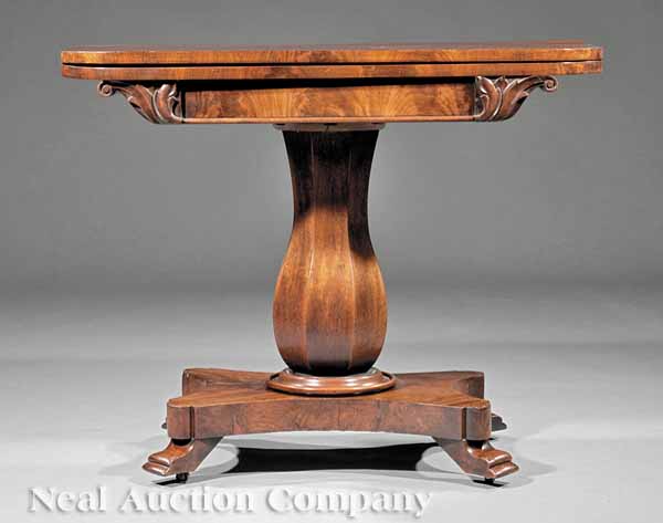 A William IV Carved Mahogany Games