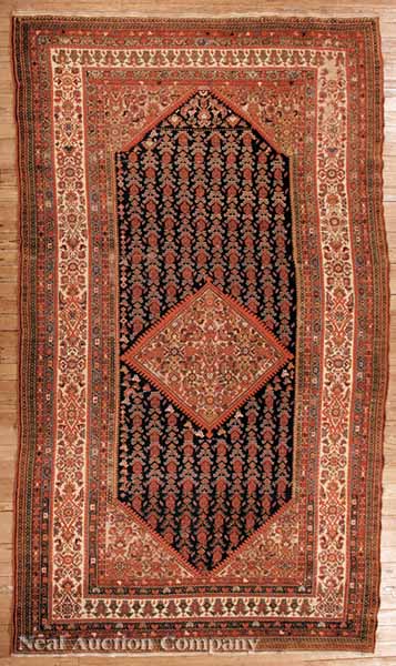 An Antique Persian Carpet navy 13d607
