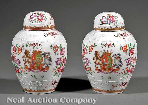 A Pair of French Porcelain Lidded 13d61a