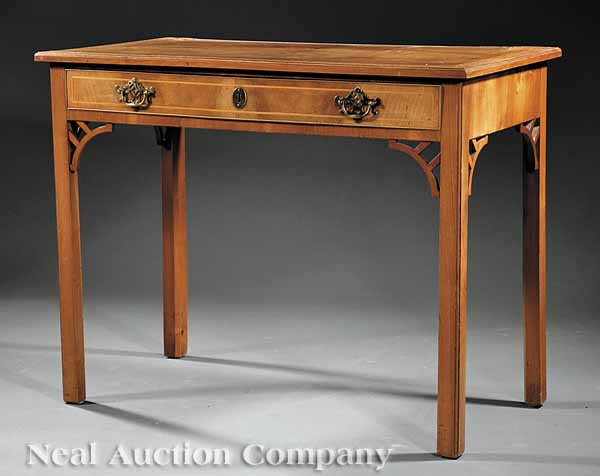 An English Mahogany Side Table 19th