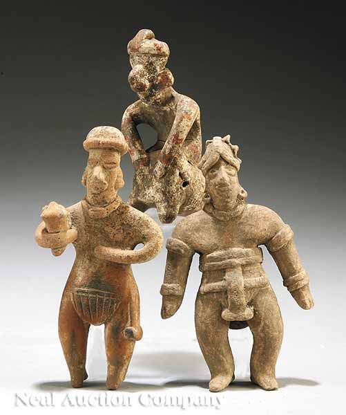 A Group of Three Jalisco Pottery