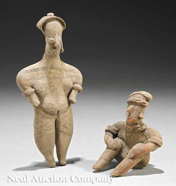 Two Jalisco Pottery Figures c  13af26