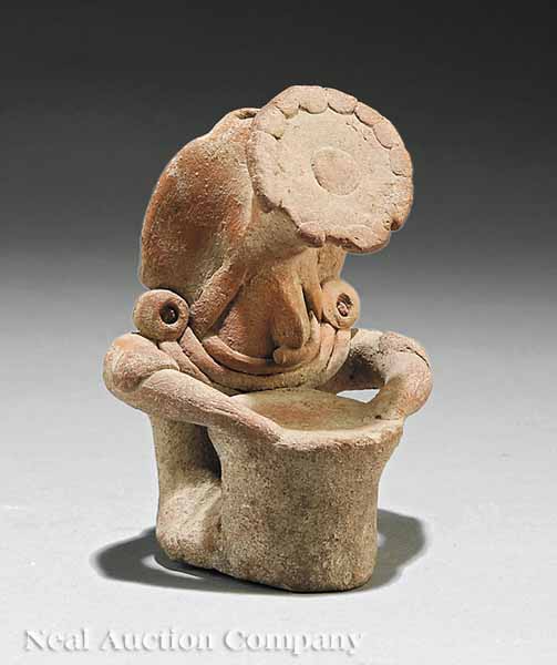 A Colima Pottery Figure of a Male