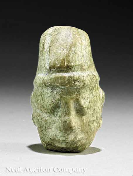 A Maya Carved Stone Head c 100 1519 13af3f