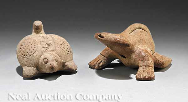 Two Veracruz Animal Form Pottery 13af45