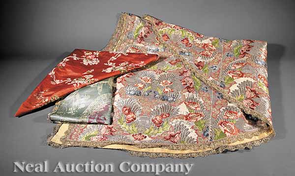 A Brocade Altar Cover or Cope late 13b030