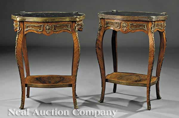 A Pair of Louis XV Style Bronze Mounted 13b038