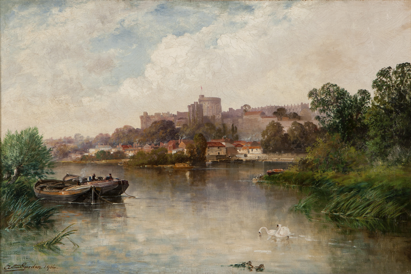 ''Windsor Castle'' oil on canvas