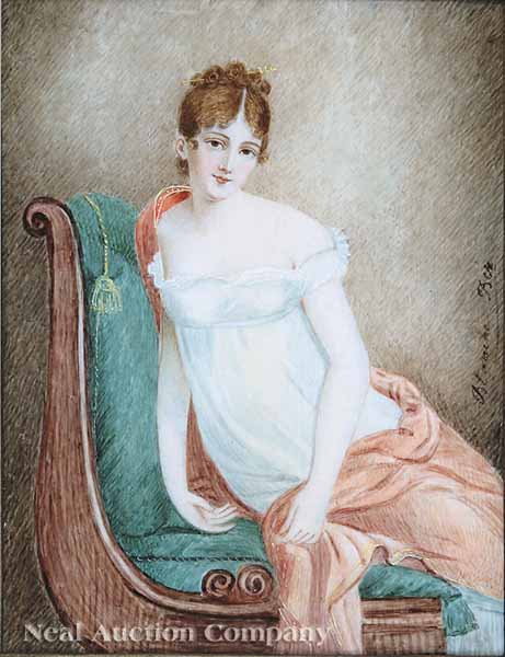 Blanche Ber French 19th c Portrait 13b319