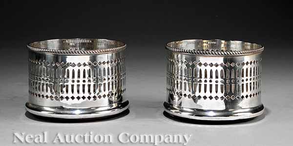 A Pair of Silverplate Reticulated 13b39c