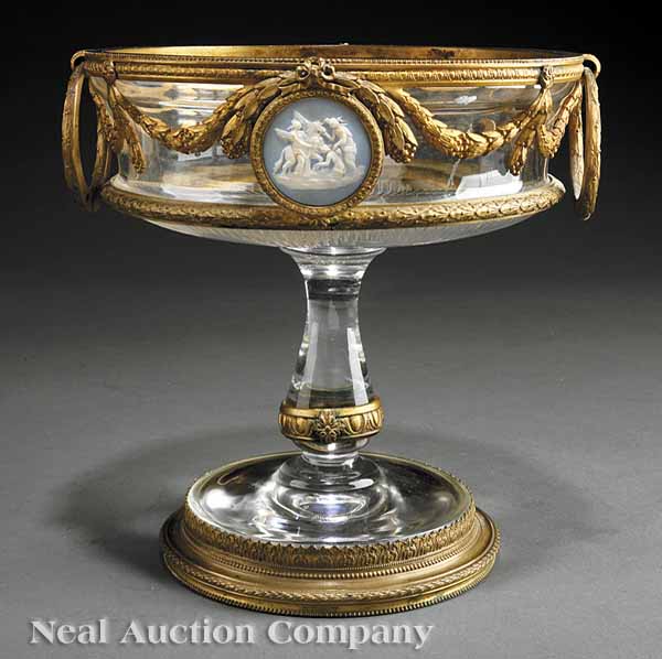 A William IV Bronze and Wedgwood Mounted 13b399