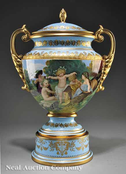 A Royal Vienna Polychrome and Gilt Decorated 13b3be