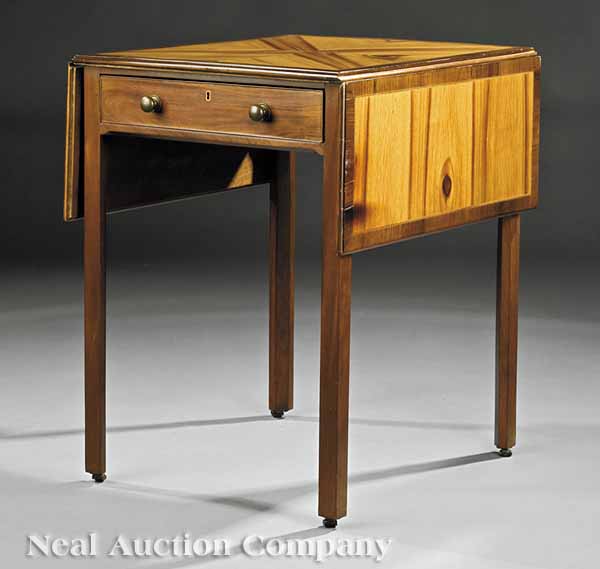 A George III Mahogany and Satinwood