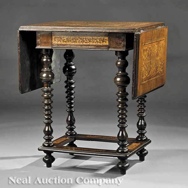 An Italian Walnut Marquetry Table 13b3d2