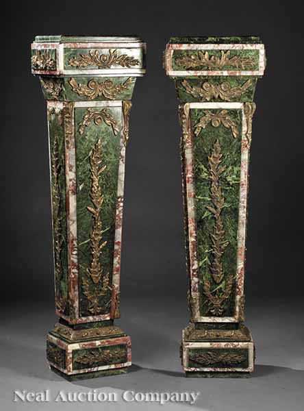 A Pair of Régence-Style Bronze-Mounted