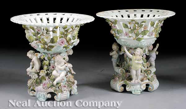 A Large Pair of Antique German