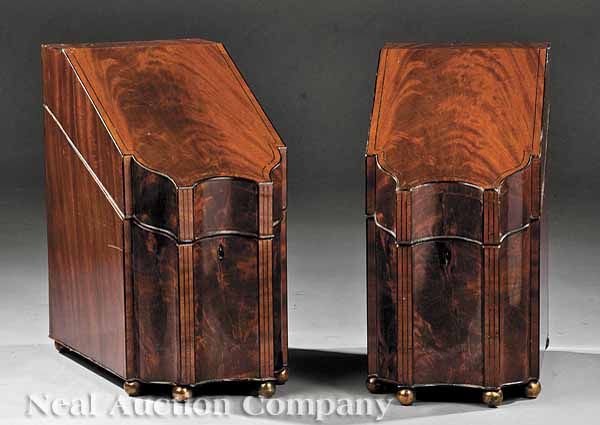 A Pair of Georgian Inlaid Mahogany 13b46b