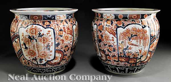 A Pair of Japanese Imari Porcelain