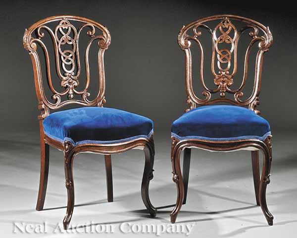 A Pair of American Rococo Carved 13b4bf