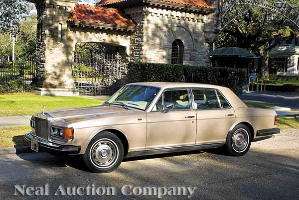 A 1985 Rolls Royce Silver Spirit