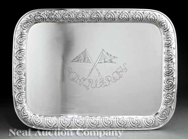 An Antique Gorham Silverplate Tray from