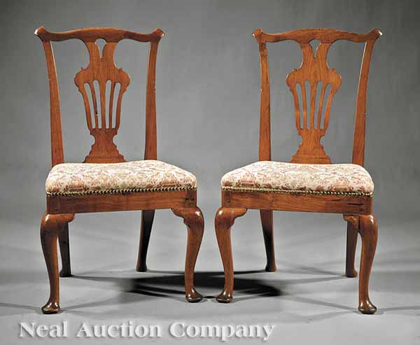 A Pair of Georgian Mahogany Side