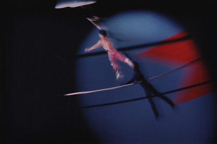 LYNN SAVILLE: TIGHT ROPE WALKER Cibachrome