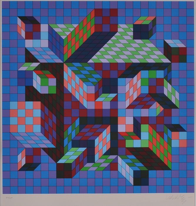 VICTOR VASARELY 1906 1997 UNTITLED 13bb4b