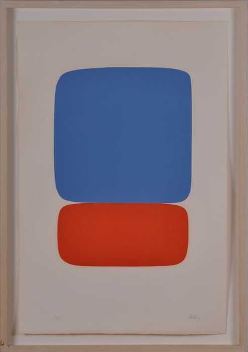 ELLSWORTH KELLY (b. 1923): RED & BLUE