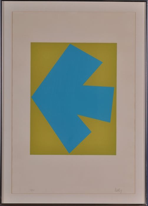 ELLSWORTH KELLY (b. 1923): BLEU CLAIR