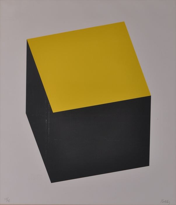 ELLSWORTH KELLY b 1923 YELLOW BLACK  13bb63