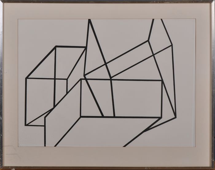 AL HELD (1928-2005): UNTITLED Lithograph