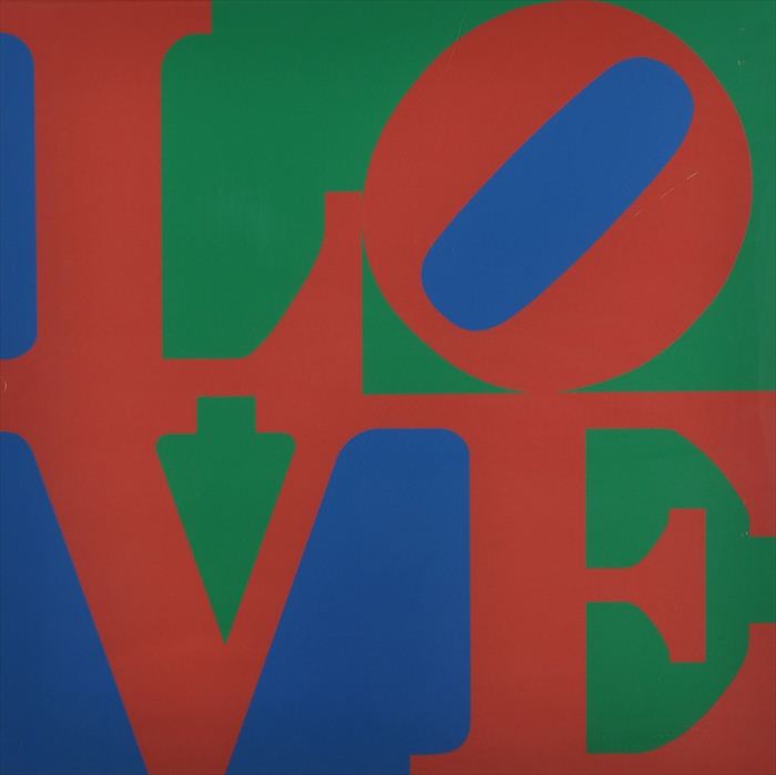 ROBERT INDIANA (b. 1928): "LOVE