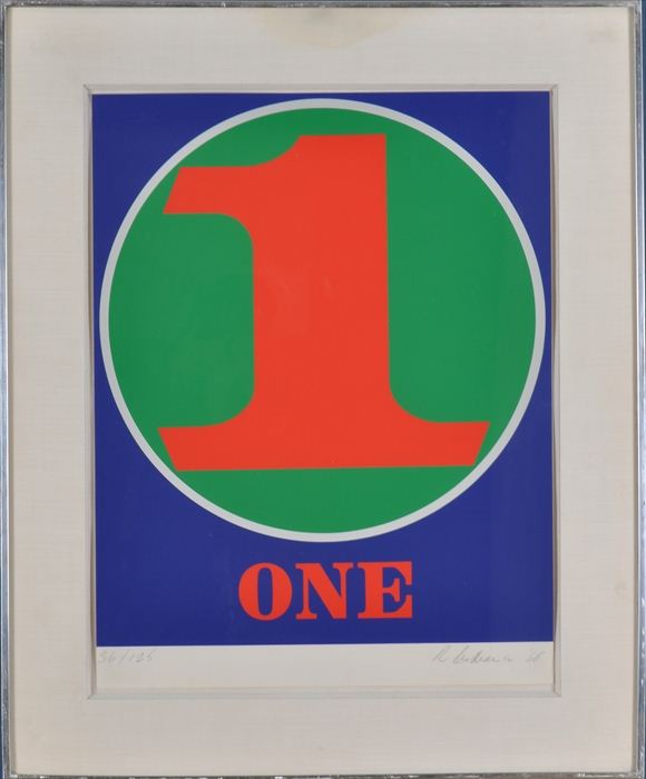 ROBERT INDIANA (b. 1928): 1 FROM PORTFOLIO