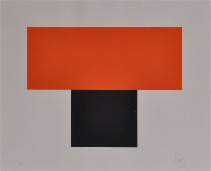 ELLSWORTH KELLY b 1923 RED ORANGE 13bca2