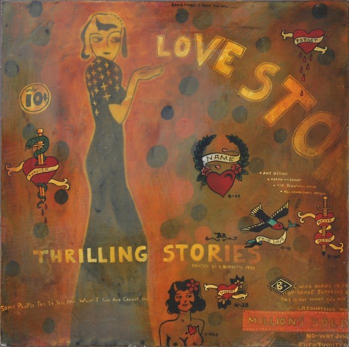 BOB BARDETTE: "LOVE STORY" Encaustic