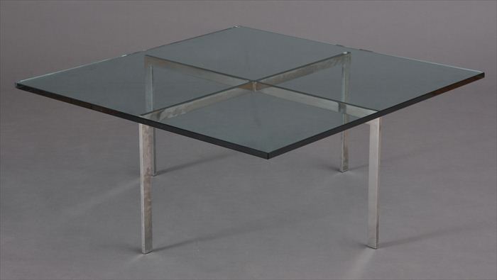 LUDWIG MIES VAN DER ROHE/KNOLL CHROME-PLATED