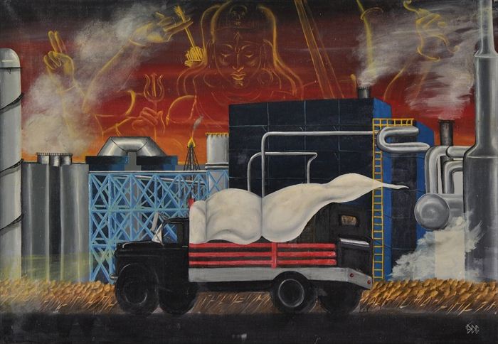 BARBARA GROSE FOSSIL FUELS Oil 13bd46