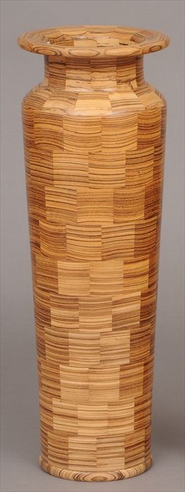 ROBERT J. GAUTHIER ZEBRAWOOD VASE