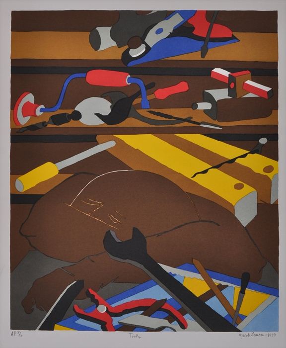 JACOB LAWRENCE (1917-2000): "TOOLS"