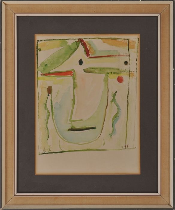 AFTER ALEX JAWLENSKY FACE Watercolor 13be67