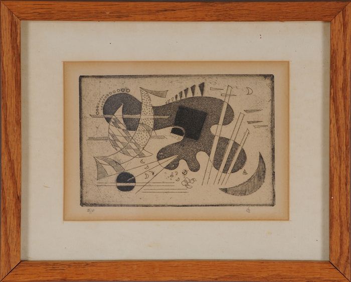 AFTER KANDINSKY UNTITLED Etching 13be69