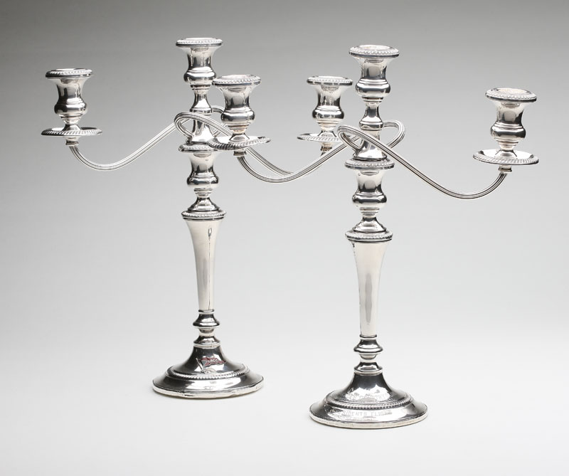 A pair of Fisher sterling silver