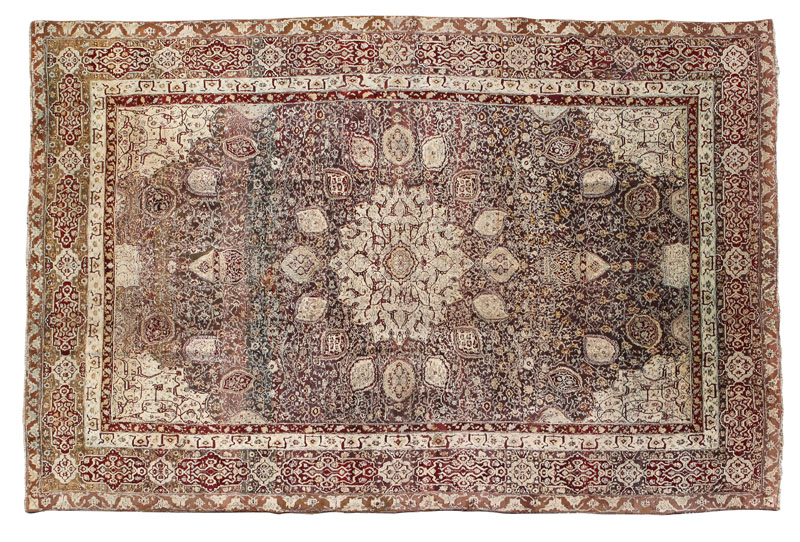 An Indo Persian Agra wool carpet 13bea4