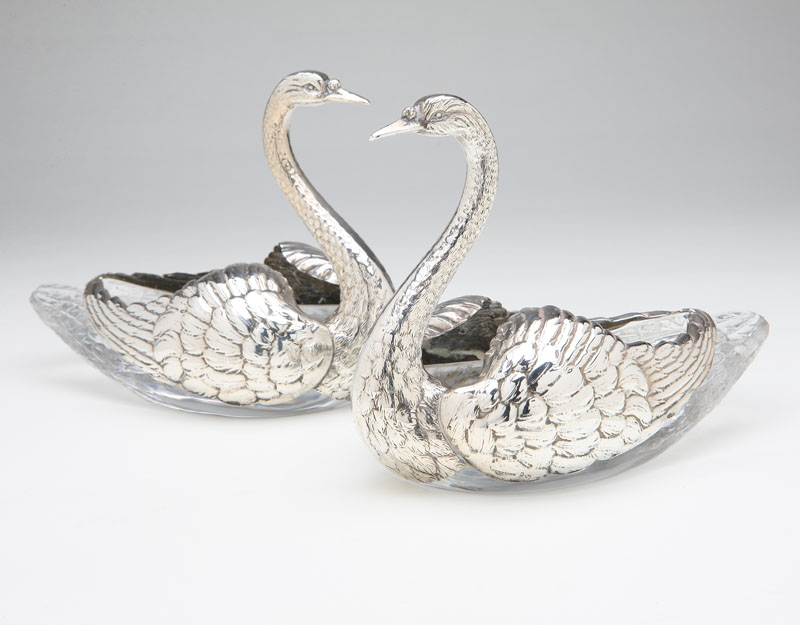 A pair of Durgin sterling silver